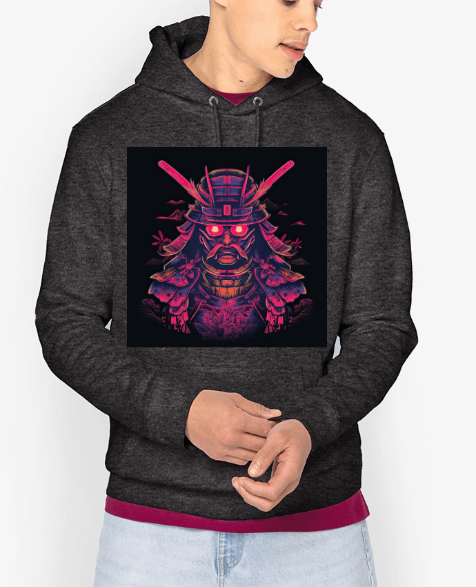 Hoodie Vector Pink Samurai Par Jaspion