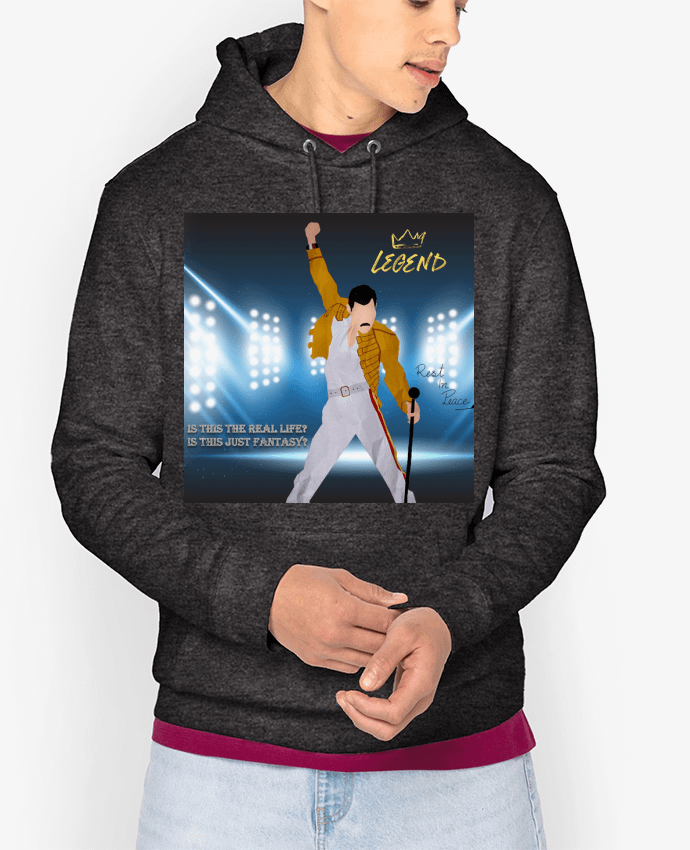 Hoodie Freddie Mercury Par mscaglione
