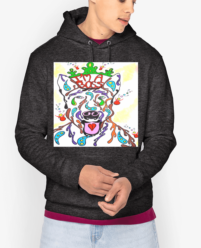 Hoodie Popdog American Stadffordshire terrier Par Doudoueditions