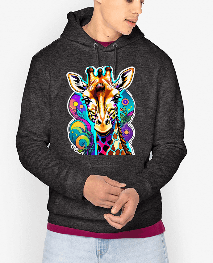 Hoodie Visuel Girafe Par On My Digital Path