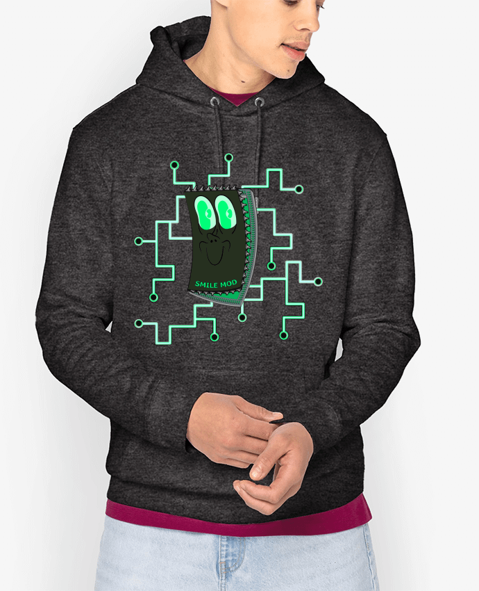 Hoodie SMILE MOD Par Santiaguen