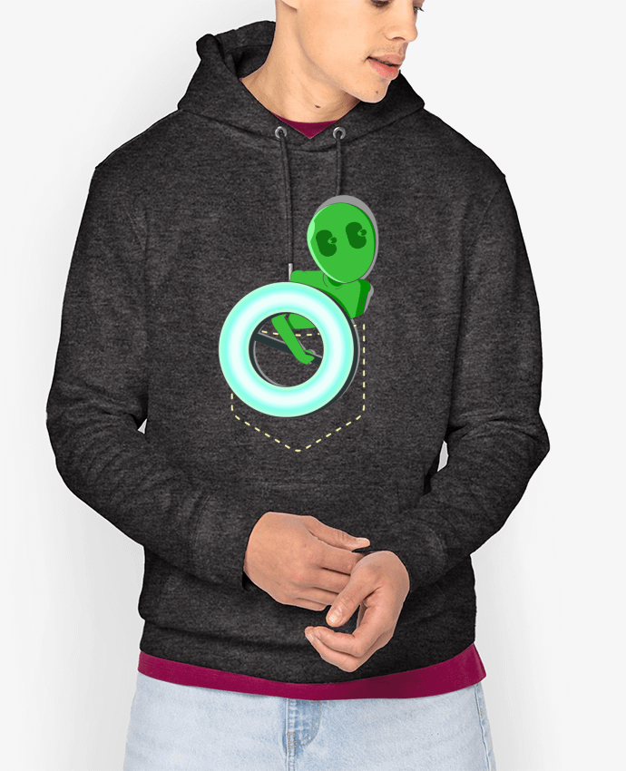 Hoodie LIGHT IN POCKET Par Santiaguen