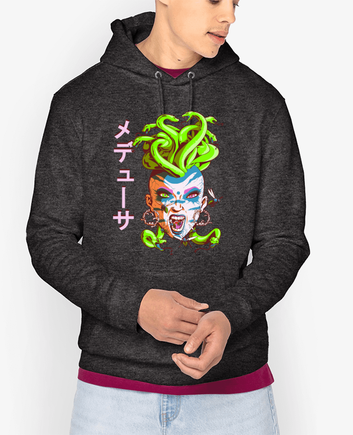 Hoodie Medusa punk Par TOMI AX