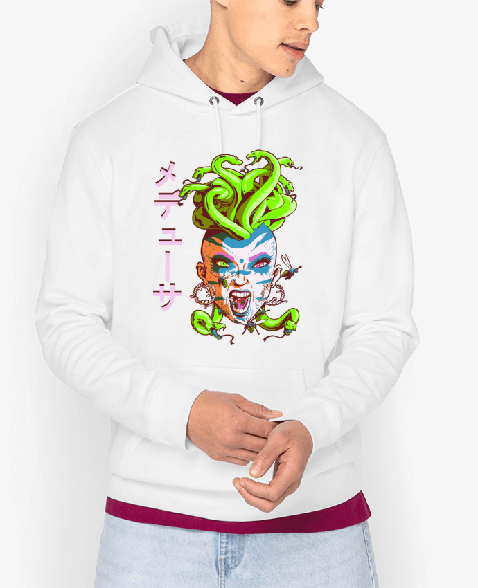 Hoodie Medusa punk Par TOMI AX