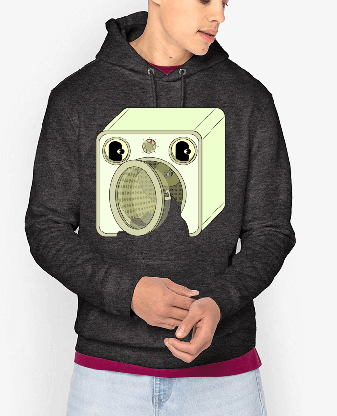Hoodie SWALLOWING MACHINE Par Santiaguen