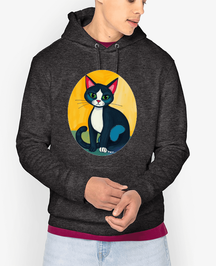 Hoodie Chat picasso Par Toncadeaupersonnalisé_34
