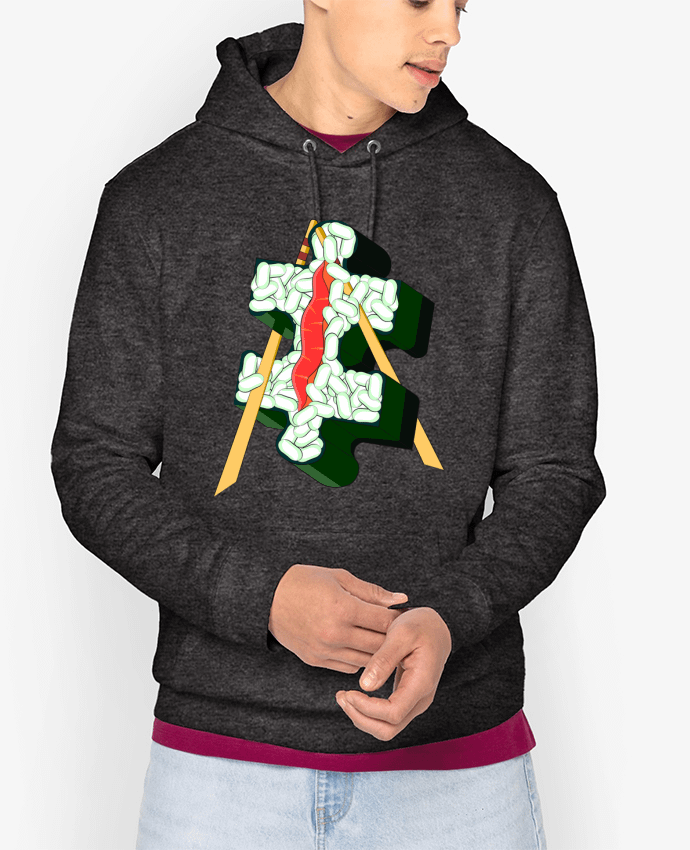 Hoodie SUSHI PIECE Par Santiaguen
