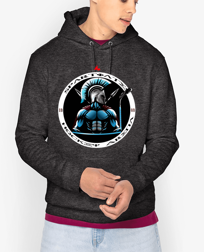 Hoodie Hockey player, Spartiates HOCKEY ARENA - Marseille Par Bobraïs