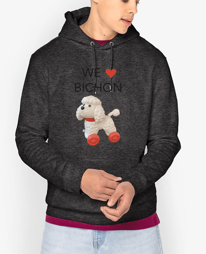 Hoodie We love Bichon Par Unik&moi