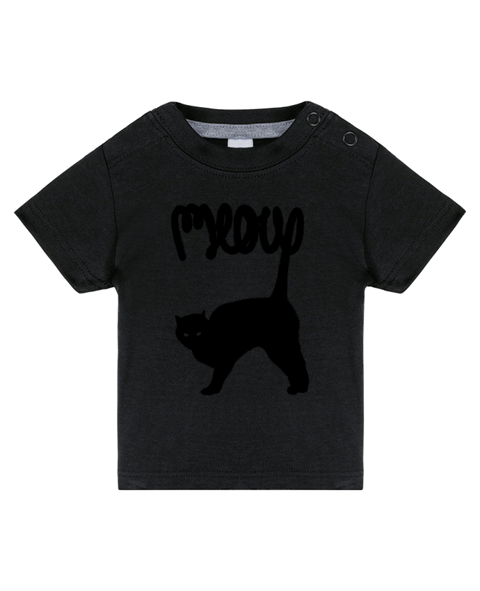 T-shirt bébé Meow manches courtes du designer Florent Bodart