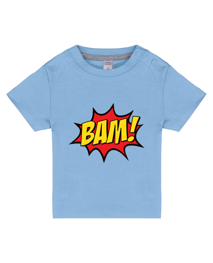 T-shirt bébé BAM ! manches courtes du designer Freeyourshirt.com