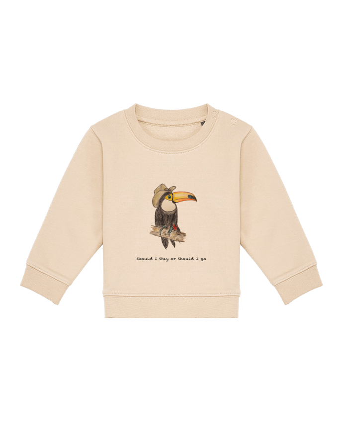 Sweatshirt bébé écoresponsable TOUCAN por La Paloma