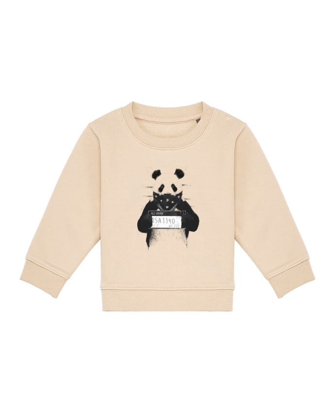 Sweat bébé Bad panda par Balàzs Solti
