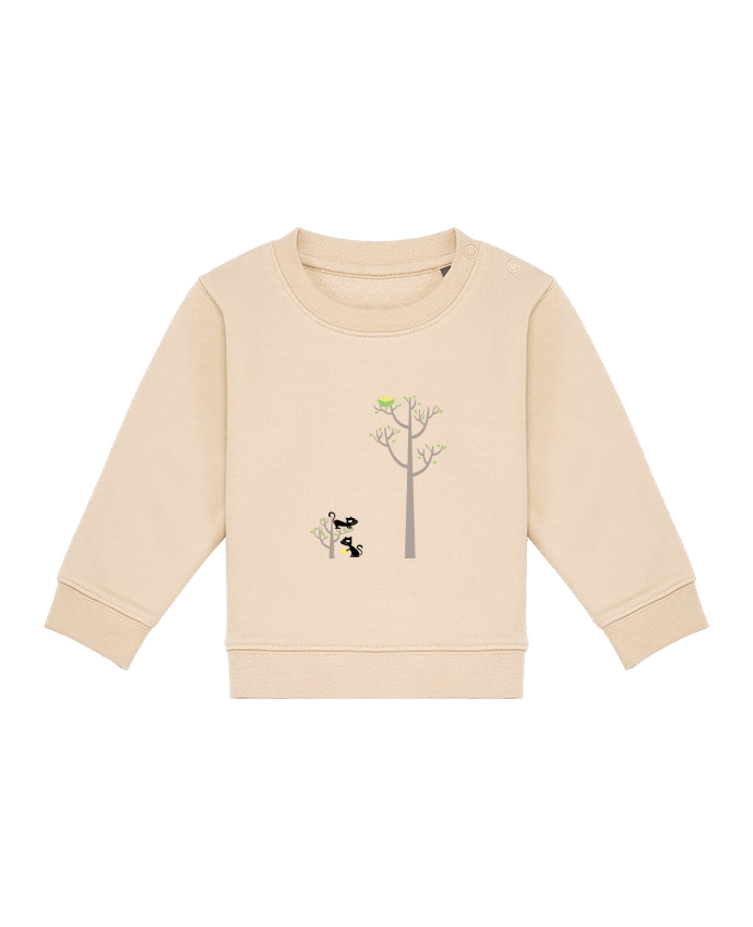 Sweatshirt bébé écoresponsable Growing a plant for Lunch por flyingmouse365