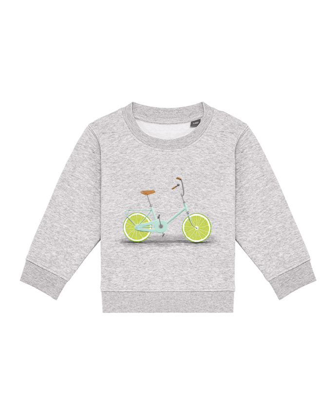 Sweatshirt bébé écoresponsable Acid por Florent Bodart