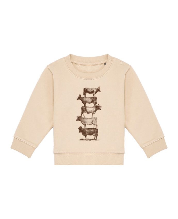 Sweat bébé Cow Cow Nuts par Florent Bodart