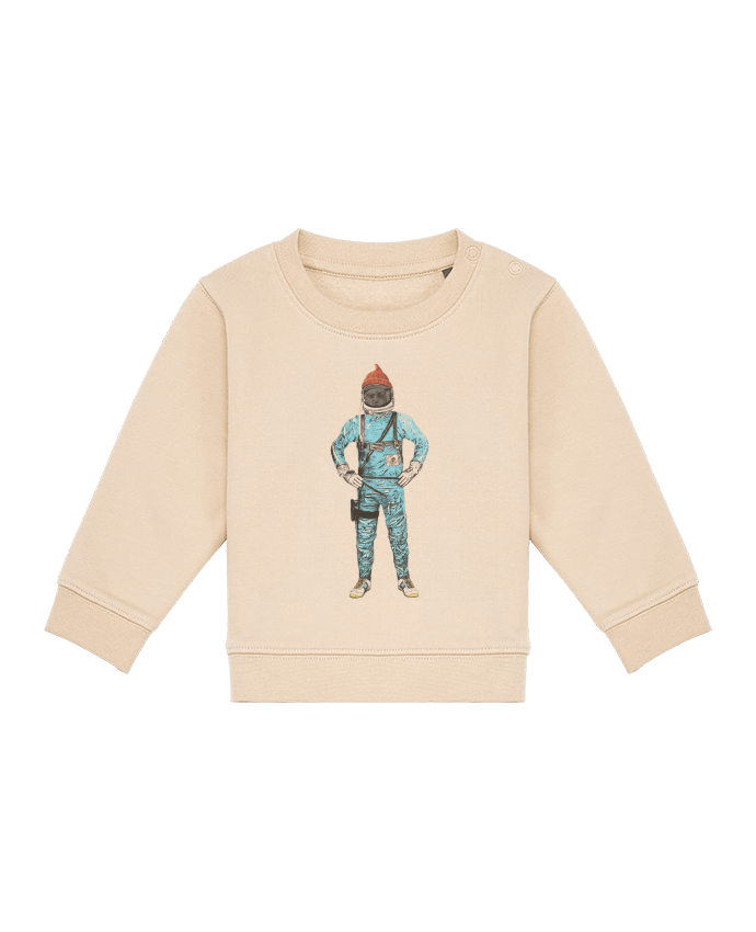 Sweat bébé Zissou in space par Florent Bodart