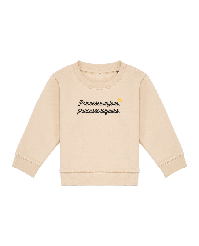 Sweat bébé Princesse un jour, princesse toujours par tunetoo
