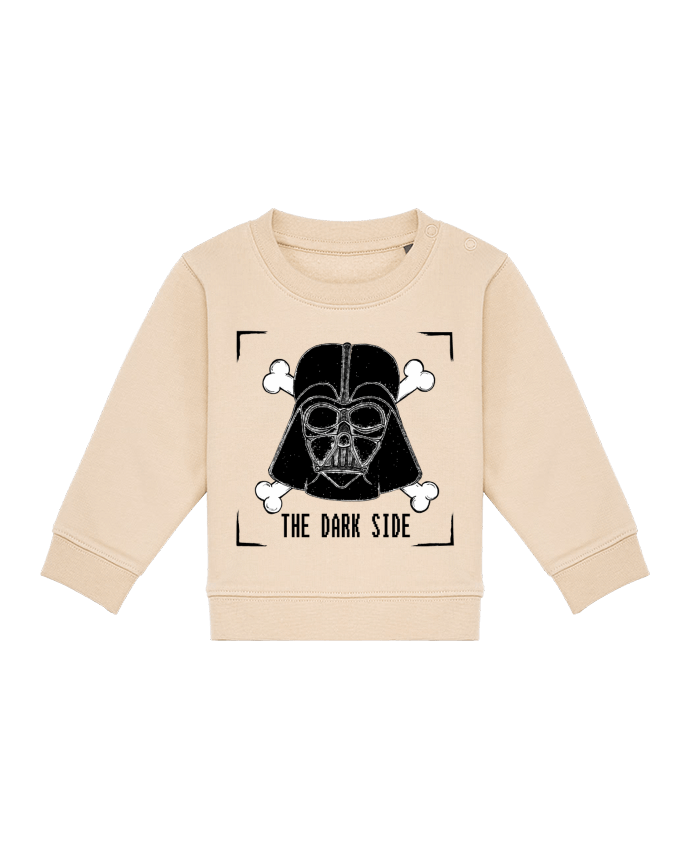 Sweatshirt bébé écoresponsable Dark Vador por Paulo Makesart