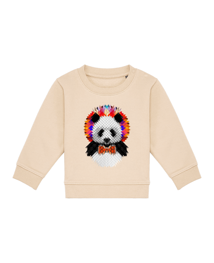 Sweatshirt bébé écoresponsable Panda por ali_gulec