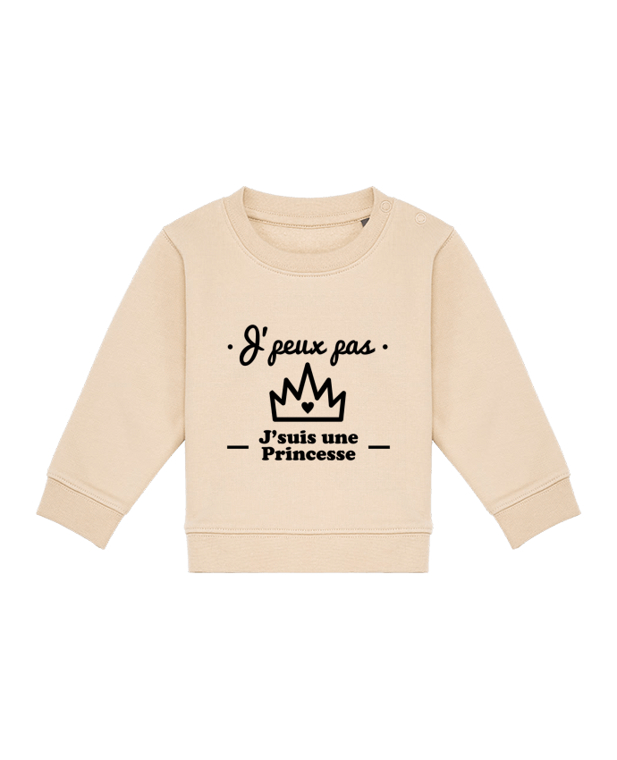 Sweat bébé J'peux pas j'suis une princesse, humour, citations, drôle par Benichan