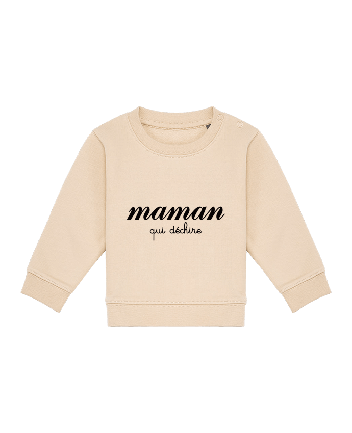 Sweat bébé Maman qui déchire par Freeyourshirt.com