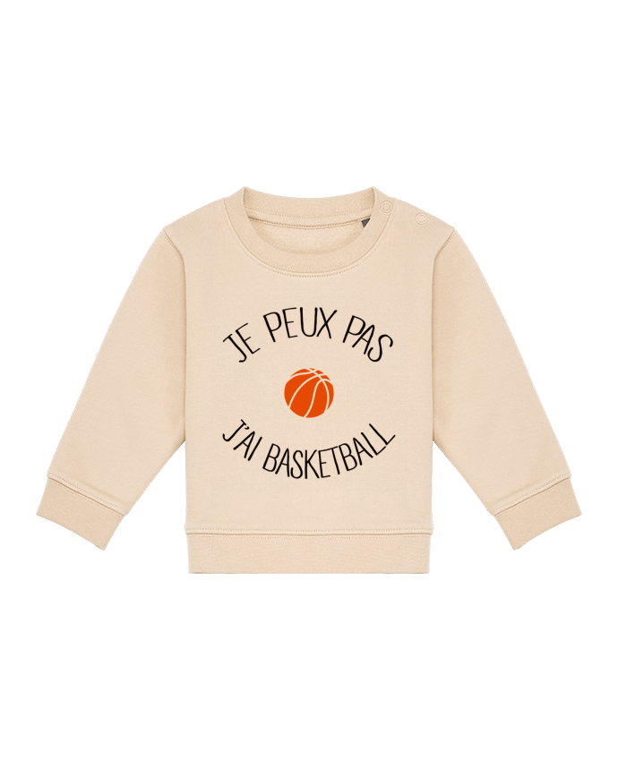 Sweat bébé je peux pas j'ai Basketball par Freeyourshirt.com