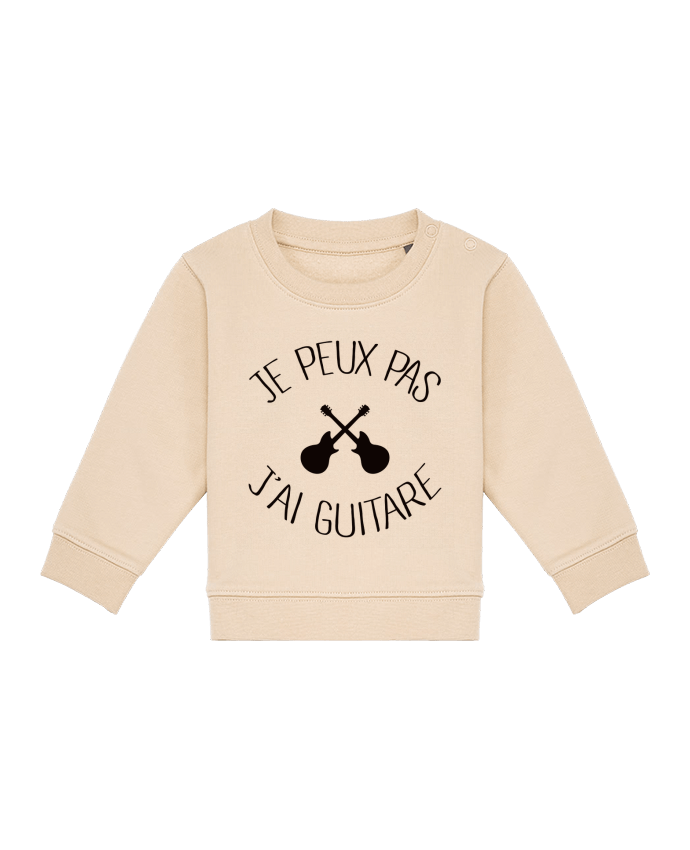 Sweat bébé Je peux pas j'ai guitare par Freeyourshirt.com