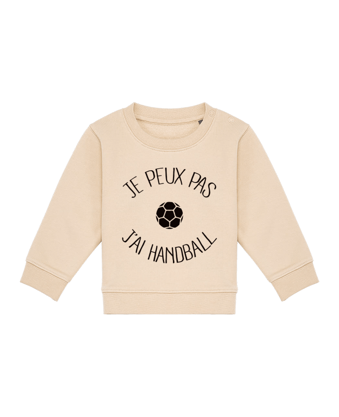 Sweat bébé Je peux pas j'ai Handball par Freeyourshirt.com