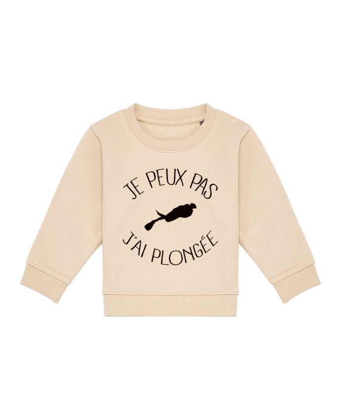 Sweat bébé Je peux pas j'ai plongée par Freeyourshirt.com