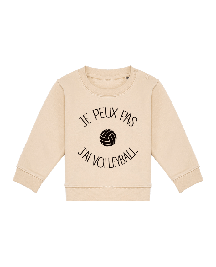 Sweat bébé Je peux pas j'ai volleyball par Freeyourshirt.com