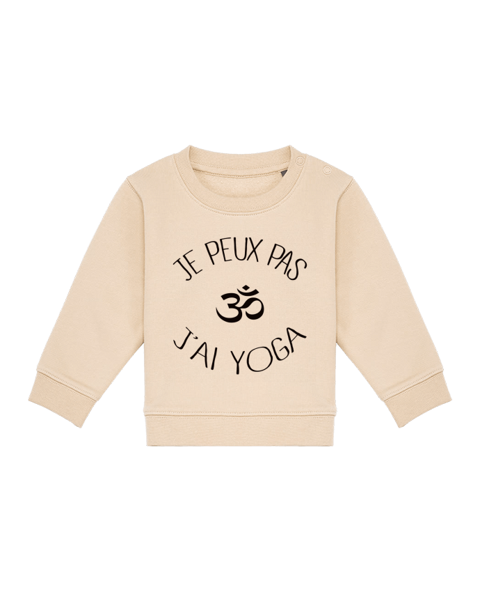 Sweat bébé Je peux pas j'ai Yoga par Freeyourshirt.com