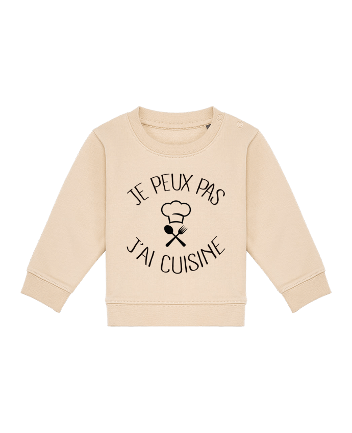 Sweat bébé je peux pas j'ai cuisine par Freeyourshirt.com