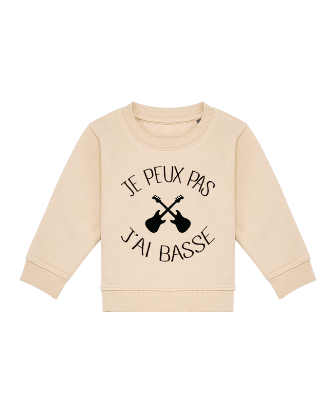 Sweat bébé Je peux pas j'ai Basse par Freeyourshirt.com
