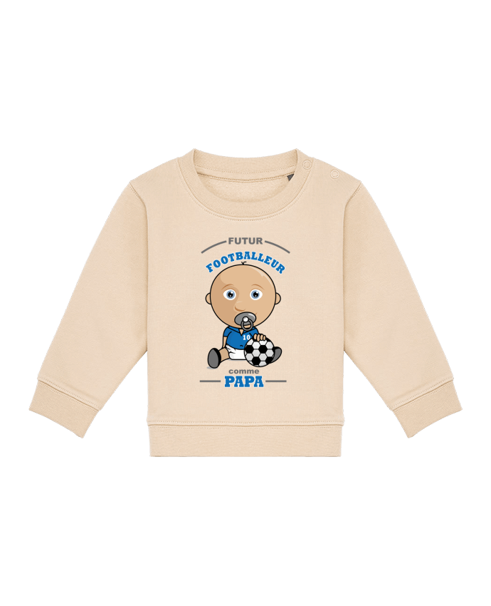 Sweat bébé Futur Footballeur comme papa par GraphiCK-Kids