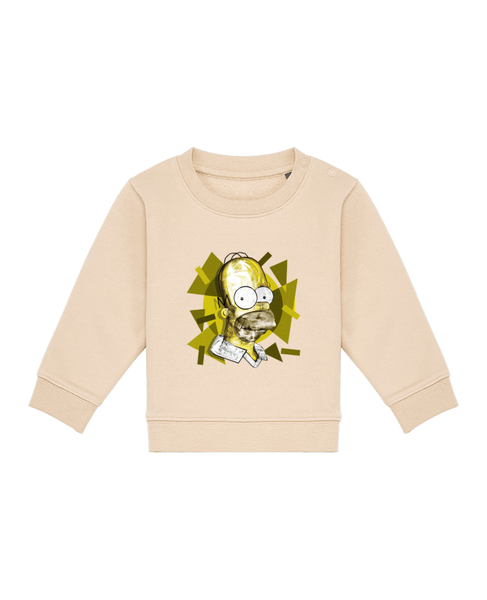 Sweatshirt bébé écoresponsable MIDDLE CLASS SUPERSTAR by 