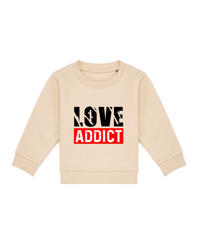 Sweat bébé Love Addict par Sole Tshirt