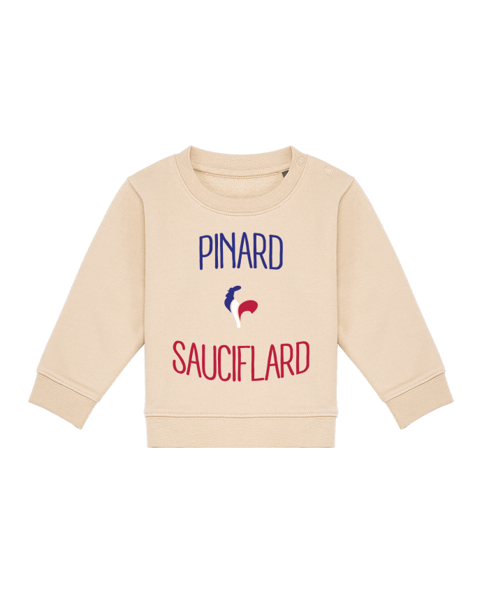 Sweat bébé Pinard Sauciflard par Freeyourshirt.com