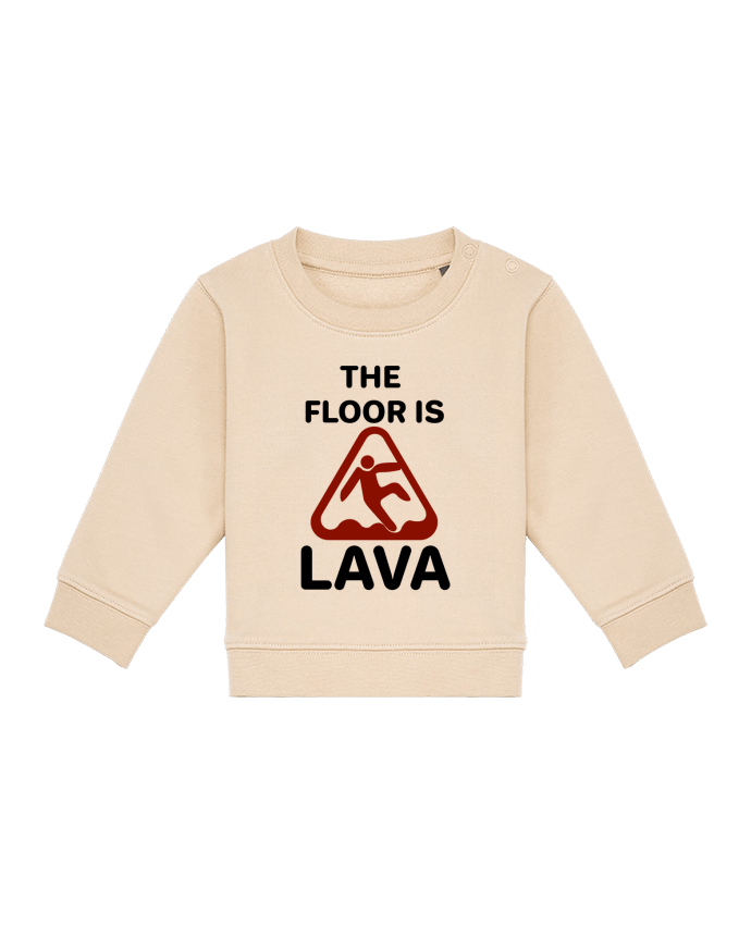 Sweat bébé The floor is lava par tunetoo