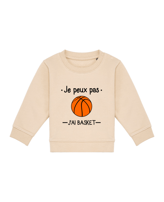 Sweat bébé Je peux pas j'ai basket,basketball,basket-ball par Benichan