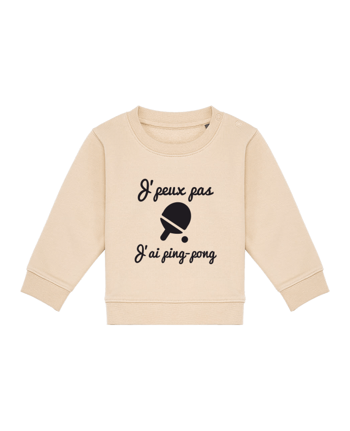 Sweat bébé J'peux pas j'ai ping-pong,pongiste,je peux pas j'ai ping pong par Benichan