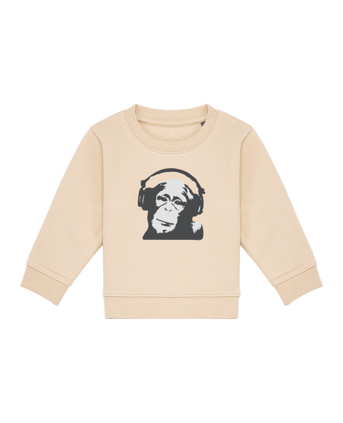 Sweat bébé DJ monkey par justsayin
