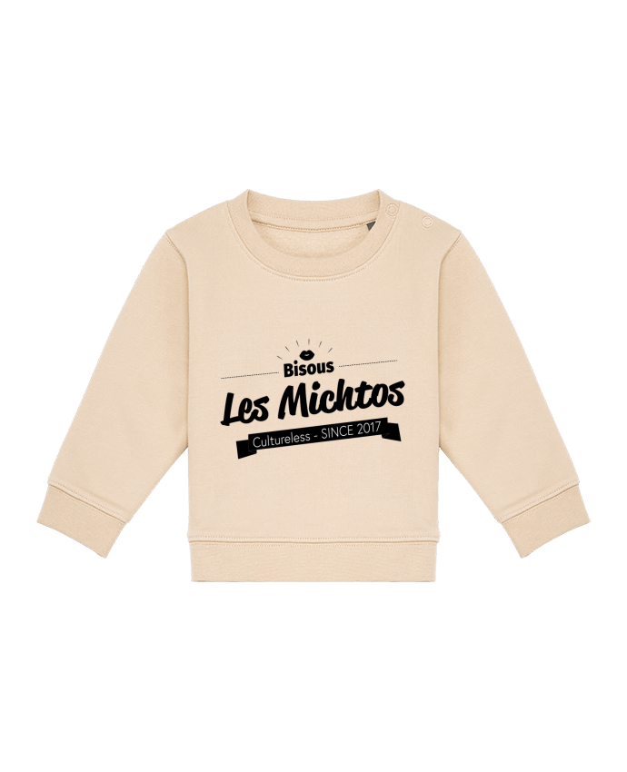 Sweat bébé Bisous les michtos par Axel Sedilliere