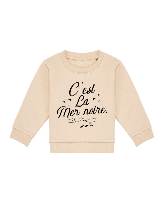 Sweat bébé C'est la mer noire par Original t-shirt