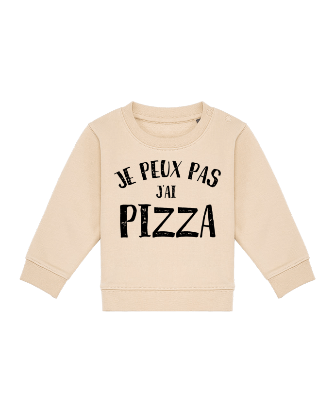 Sweat bébé Je peux pas j'ai Pizza par L'Homme Sandwich