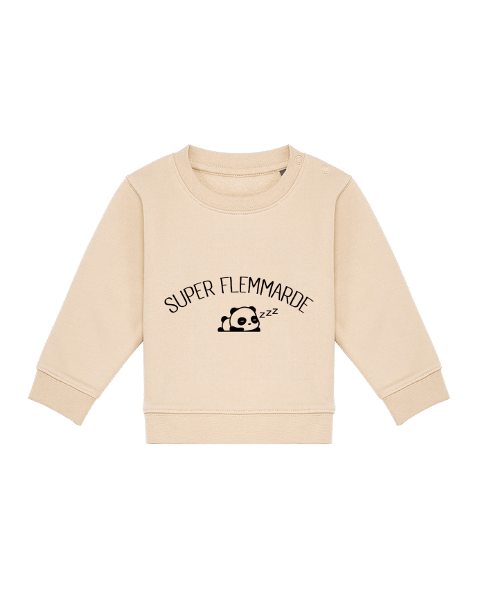 Sweat bébé Super Flemmarde par Freeyourshirt.com