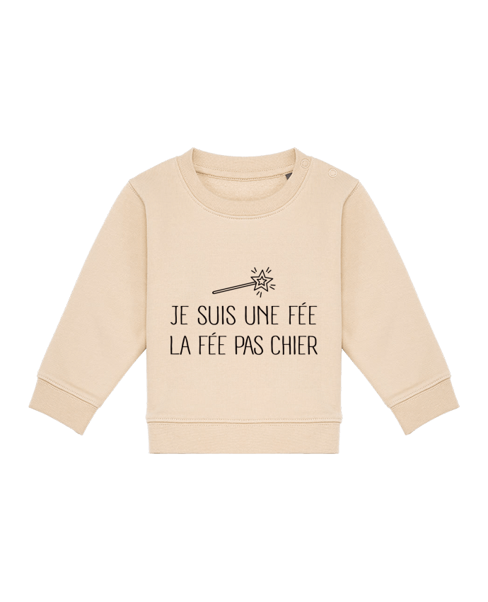 Sweat bébé Je suis une fée la fée pas chier par Freeyourshirt.com