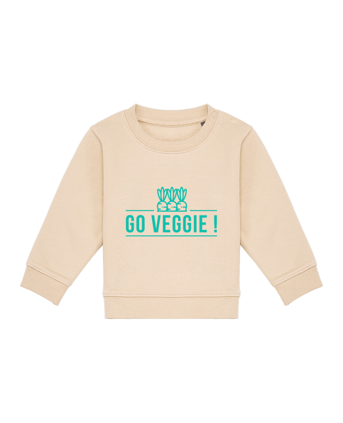 Sweat bébé Go veggie ! par Folie douce
