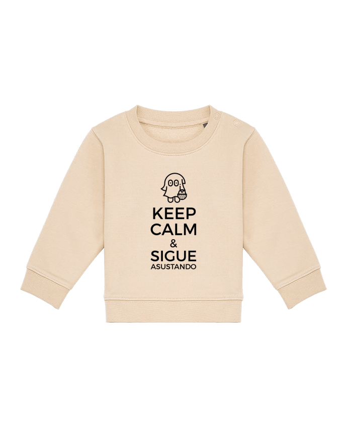 Sweat bébé Keep Calm and Sigue Asustando par tunetoo