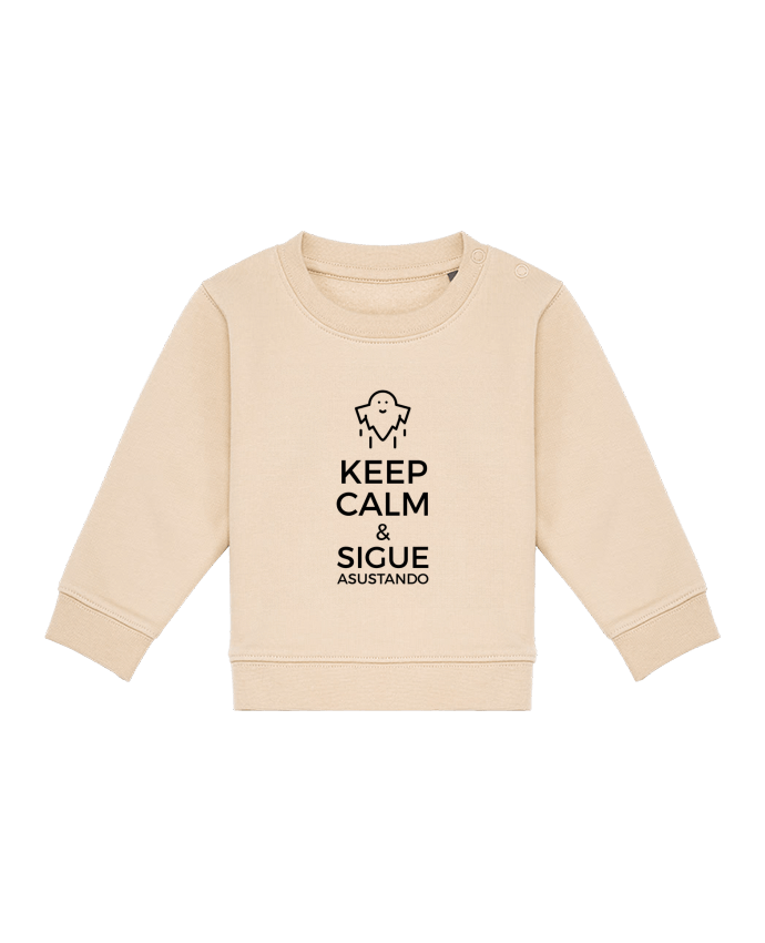 Sweat bébé Keep Calm and Sigue asustando ghost par tunetoo